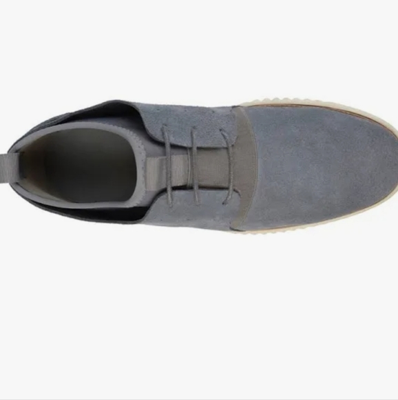 Vance Co Ludlow Suede Casual Lace Up Shoe in Grey - Picture 5 of 13